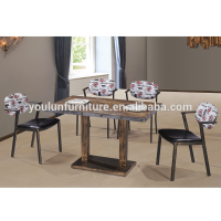 Metal Restaurant Table And Chairs Opportunity, Antique Restaurant Table With Chair